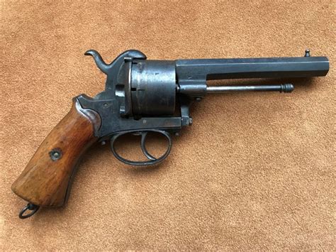 Nice Large 11mm Pinfire Revolver Type Lefaucheux Ca 1850 Catawiki