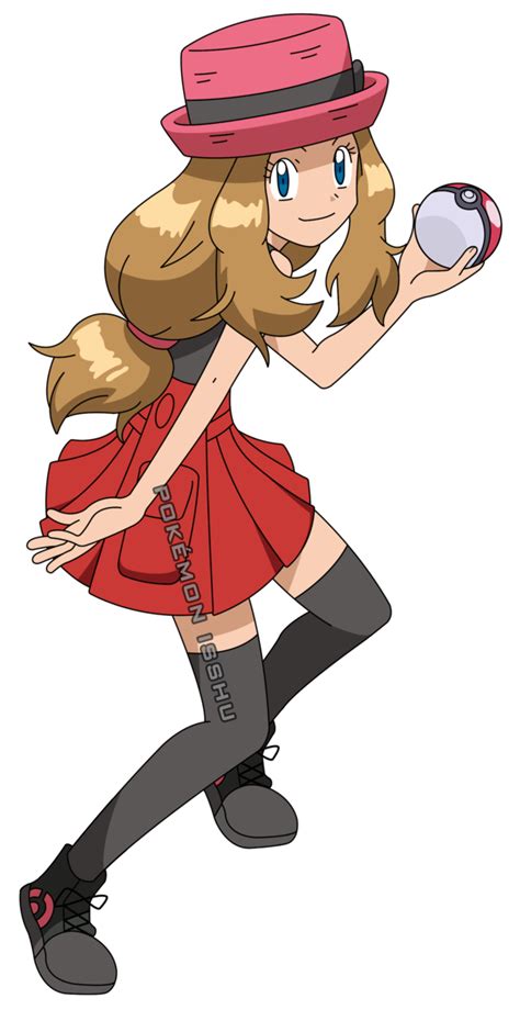 Serena Ready To Battle Pokemon Characters Pokemon Trainer Pokemon