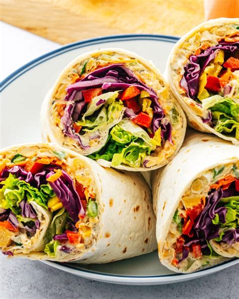 Easy Veggie Wrap A Couple Cooks