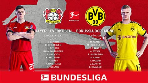 Goals scored, goals conceded, clean sheets, btts and more. Bundesliga 2020 Bayer Leverkusen vs Borussia Dortmund ...