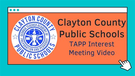 Clayton County Public Schools Tapp Interest Meeting 3421 Youtube