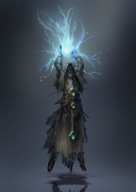 Lightning Mage By 2blind2draw On Deviantart Fantasy Character Design