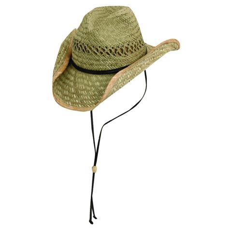 Rush Straw Outback Hat With Chin Cord Explorer Hats
