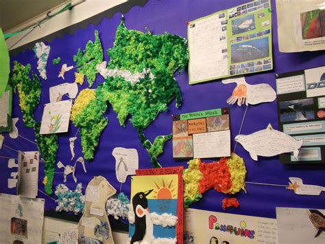 Year 3 World Geography Study Habitats World Map Continent Climate