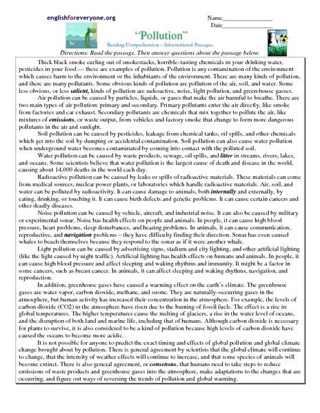 With more related ideas as follows 9th grade english worksheets. 20 9th Grade Nonfiction Reading Passages | Desalas Template
