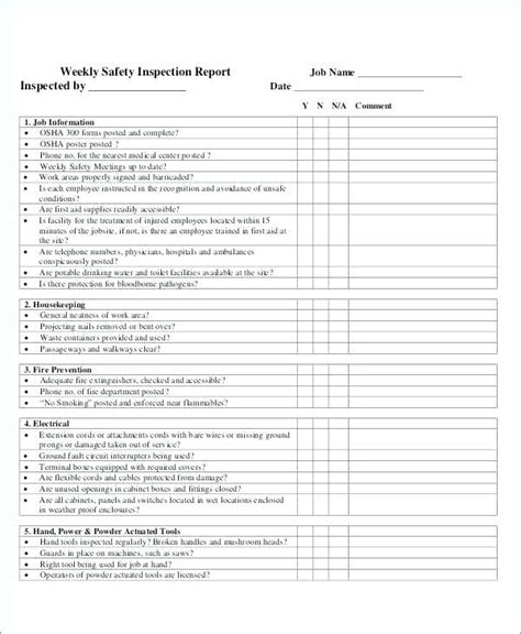 If you are a qualified inspector carrying out this checklist, this task does not change. Monthly Fire Extinguisher Inspection Form Template ...