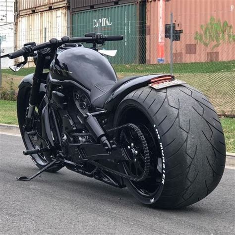 Harley Davidson V Rod Australia Black By DGD Custom Harleydavidson Harley Vrod M Harley