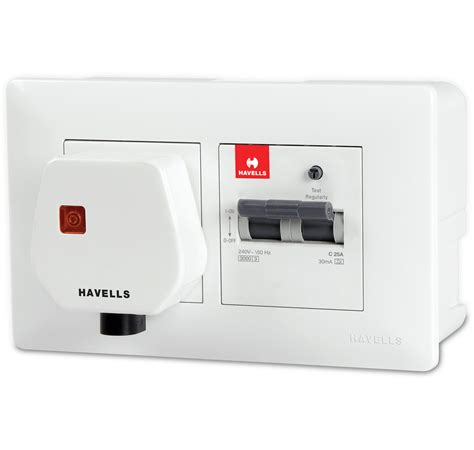 Havells Srcd Dboxx 25 A Dboxx Srcd Protected Socket With Steel