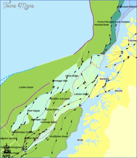 In effetti, l'arcipelago delle vesterålen è facilmente raggiungibile anche dalle vicine lofoten tramite un colle. Vesteralen Norway Map - ToursMaps.com