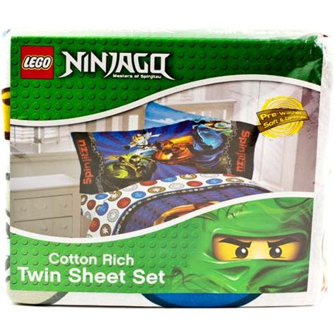Lego Ninjago Ninja Twin Single Bedding Sheet Set Pillowcase Boys Cotton