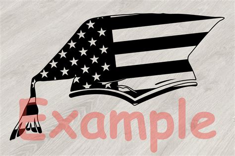 Download Graduation Hat Silhouette SVG grad USA flag Kindergarten ...