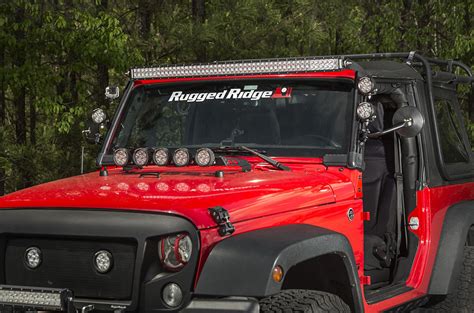 Jeep wrangler & gladiator nerf step barsfor wrangler yj, tj, jk, jl, and gladiator. Rugged Ridge 11232.53 Fast Track 50" Light Bar Kit for 07 ...