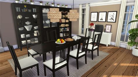 Sims 4 Ccs The Best Ikea Dining Room Furniture By Corporation