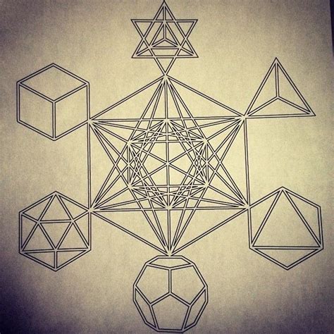Metatrons Cube And The Six Platonic Solids Coreydivine Geometric Art