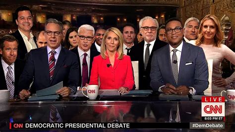 Cnn Moderator Desk Crowded After 16 Pundits Qualify For Debate
