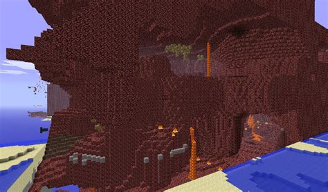 Nether World In The Original World Minecraft Map