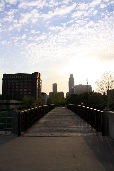 Omaha Downtownsunset I Really Like This Angle On Omaha C Flickr