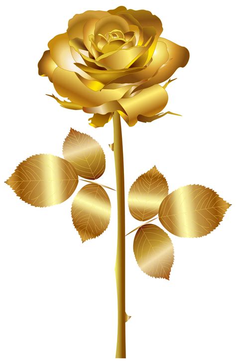Golden Rose Png High Quality Image Png Arts