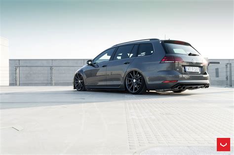 2017 Golf R Variant Gets Stanced On Vossen Wheels For Tuning Debut