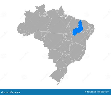 Mapa Do Brasil Piaui