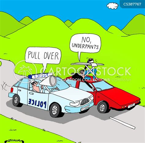 Police Pull Over Cartoons And Comics Funny Pictures From Cartoonstock