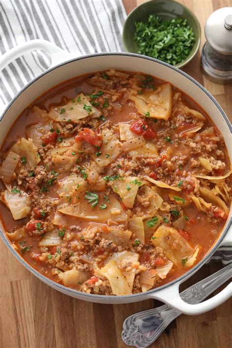Cabbage Roll Soup Recipe Spend With Pennies Tasty Made Simple
