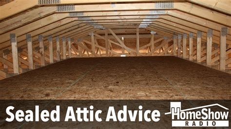 What Are Your Thoughts On A Sealed Conditioned Attic Space Youtube