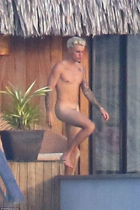 Justin Bieber Pictured Full Frontal Naked In Bora Bora With Jayde