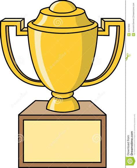 Trophy Cup Stock Vector Illustration Of Humorous Sports