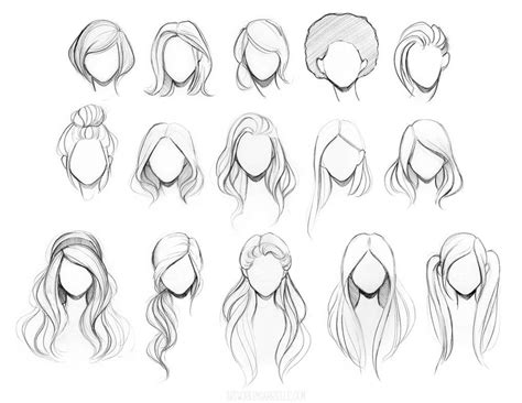 Here presented 61+ female hairstyles drawing images for free to download, print or share. Character Hair Reference Sheet by gabbyd70 on DeviantArt ...