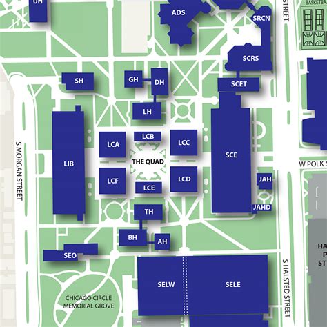 Uic West Campus Map