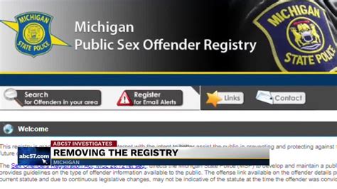 Aclu Pushes For Removal Of Sex Offender Registry
