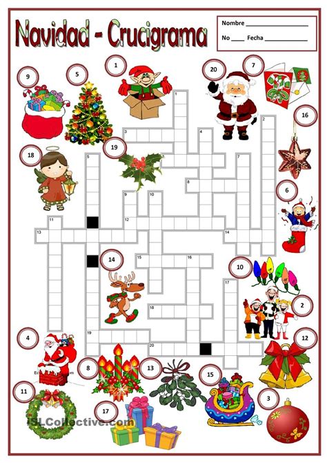 Crucigrama Navidad Sopa De Letras Pinterest Spanish Teaching