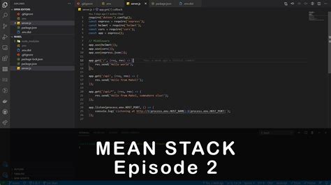 Mean Stack Tutorial From Development To Production Youtube