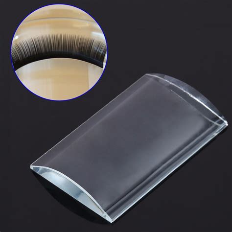 Buy 1pc Round Crystal Glass Eyelash Glue Holder Lash
