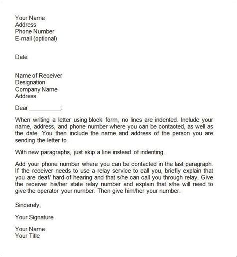 How To Write An Official Letter Official Letter Format Official