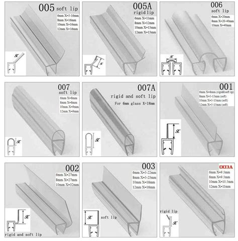The door seal is waterproof and weather resistant. Rubber Seals For Glass Shower Doors | Glass shower door ...