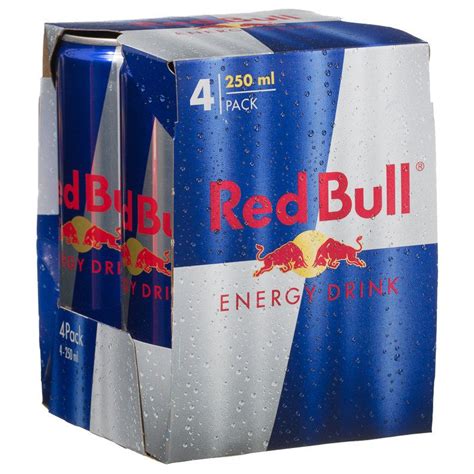 Red Bull Energy Drink 250ml 4 Pack Liberty Liquors