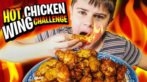 Hot Chicken Wing Challenge Youtube