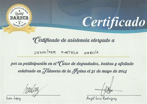 Certificado De Estilista Profesional Fioricet
