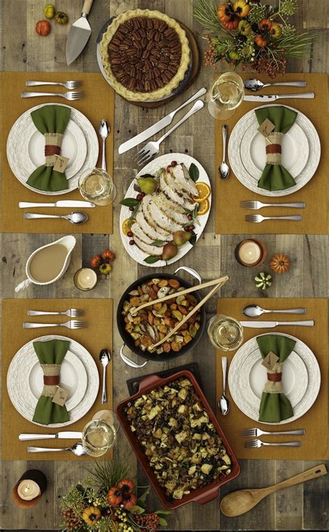 Find the best thanksgiving table setting based on the size and shape of your table. 20 Thanksgiving Dining Table Setting Ideas