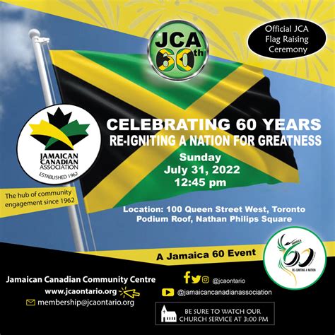 Jamaican Canadian Association Upcoming Events