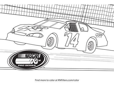 Indy 500 Coloring Pages