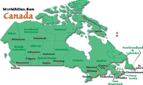 Map Of Canada Canada Map Map Canada Canadian Map