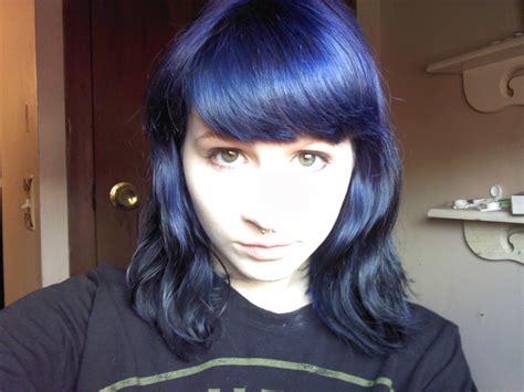 This Is My Blue Hair At Its Freshest And Brightest Right After A