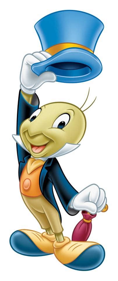 Jiminy Cricket ~ Pinocchio 1940 Disney Cartoon Characters Disney