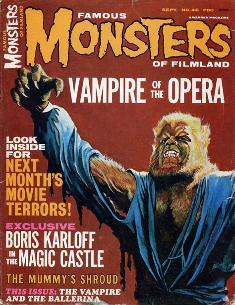 The Horror The Horror Classic Covers To Famous Monsters Of Filmland Flashbak