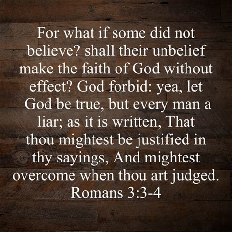 Romans 33 4 For What If Some Did Not Believe Shall Their Unbelief