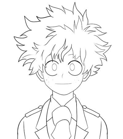 Nice little town 8 (adult coloring book, coloring pages pdf, coloring pages printable, for stress relieving, for relaxation). My Hero Academia Coloring Pages - Coloring Home