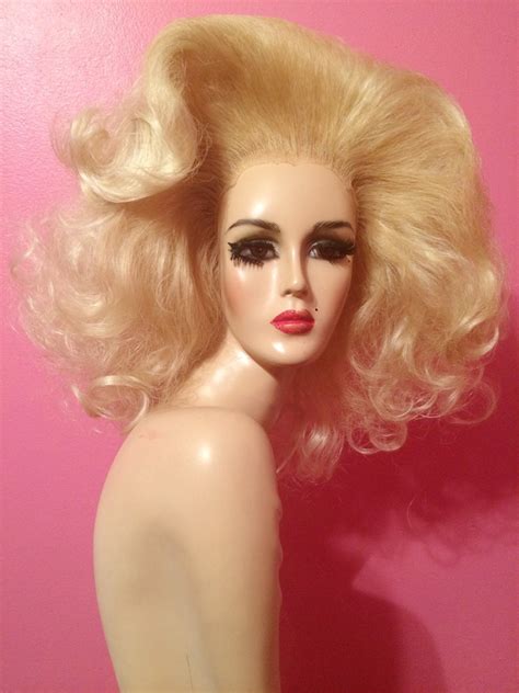 Huge Drag Queen Wig Custom Lace Front Professional By Nycwigs